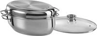 GSW Br&auml;ter, Edelstahl 18/8 (Set, 3-tlg., 1 Br&auml;ter, 2 Deckel), Induktion