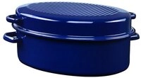 Riess Br&auml;ter Classic Spezialartikel, G&auml;nse 38 cm oval - Emaille