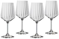 SPIEGELAU Weinglas Spiegelau Lifefstyle Rotwein 4er Set, Glas