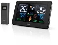 Hama Wetterstation Funk mit Au&szlig;ensensor Wettervorhersage USB-Ladefunktion