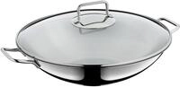 WMF Wok Macao, &Oslash; 36 cm, Wokpfanne mit Glasdeckel, induktionsgeeignet, Cromargan&reg;