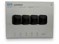 blink Outdoor 4er Kamera Set Überwachungskamera (Außenbereich, Innenbereich,...