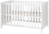 roba&reg; Beistellbett Gitterbett, Babybett 60 x 120 cm, 6-fach h&ouml;henverstellbar, taupe