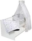 Schardt Komplettbett Komplettbett 70x140 cm Classic-Line wei&szlig; mit Bettset...