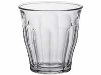 Duralex Tumbler-Glas Picardie, Glas gehärtet, Tumbler Trinkglas 90ml Glas...