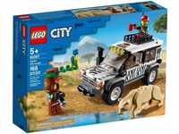 LEGO® Konstruktionsspielsteine LEGO® City 60267 Safari-Geländewagen, (168 St)
