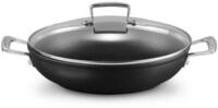 LE CREUSET Bratpfanne Aluminium-Antihaft Profipfanne mit Deckel, Aluminium, &Oslash; 24 cm,