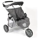 CHIC2000 Puppenwagen 697 76 Zwillings - Jogger Jeans Grey