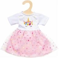 Heless Puppenhausm&ouml;bel Pu-Kleid Einhorn Hannah, Gr. 35-45cm