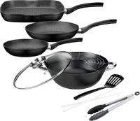 GSW Topf-Set Gourmet Granit, Gusseisen (Set, 6-tlg., 1x Bratpfanne &Oslash; 20/24 cm,...