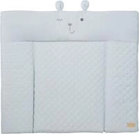 roba&reg; Wickelauflage Style, Soft, sky, mit aufgesticktem Gesicht