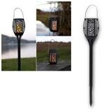 STAR TRADING LED Solarleuchte LED-Solar-Fackel "Flame", 3 in 1, imitiert Feuer,