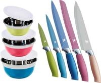 KING Messer-Set AROMI Metallic (Set, 5-tlg), inklusive 3tlg. Sch&uuml;ssel-Set