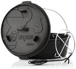 BBQ-Toro Grilltopf Dutch Oven DO12PX, 13,6 L Premium Gusseisen Kochtopf...