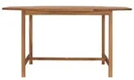 vidaXL Gartentisch, Outdoor Tisch 150x150x75 cm Teakholz Massiv