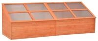 vidaXL Gew&auml;chshaus Fr&uuml;hbeet Holz 180x57x62 cm