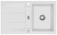 Systemceram K&uuml;chensp&uuml;le KeraDomo Genea 87 Excenterbet&auml;tigung Satin, 87/510 cm