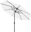 paramondo Sonnenschirm interpara Sonnenschirm, 3,5 m, rund, wei&szlig;, Gestell: