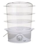 Adler Dampfgarer AD 633, 800 Watt, 9 Liter Fassungsverm&ouml;gen, elektrisch Dampfgarren,