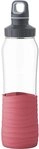Emsa Trinkflasche Trinkflasche Glas Drink2Go, Glasflasche, Flasche togo
