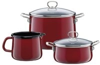 Riess Kochtopf Nouvelle Rosso extra stark, (3-tlg), je1x : Fleischtopf mit...