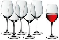 WMF Weinglas EasyPlus Rotweingl&auml;ser, 6 St&uuml;ck, 6-tlg., Kristallglas, Set 6-teilig,