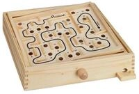 relaxdays Futterlabyrinth Holz Labyrinth Spiel, Holz