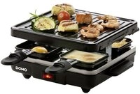 Domo Raclette DOMO Just us DO9147G Raclette Grillfunktion, Antihaftbeschichtung, Kon