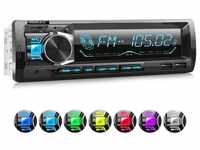 XOMAX XM-R279: Autoradio mit Bluetooth, 2x USB, SD, AUX IN, 1 DIN Autoradio