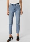 Vero Moda Straight-Jeans VMBRENDA mit leicht ausgefranstem Saum, stonewashed...
