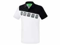 Erima Poloshirt Herren 5-C Poloshirt grau|schwarz|weiß