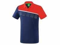 Erima Poloshirt Kinder 5-C Poloshirt blau|rot 140