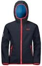 Jack Wolfskin Softshelljacke Fourwinds (wind-& wasserabweisend) dunkelblau Kinder