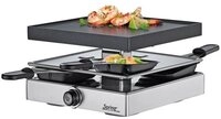 Spring Raclette Raclette f&uuml;r 4 22x22x14 cm Classic edelstahl, Edelstahl mit
