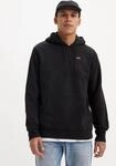 Kapuzensweatshirt LEVI'S "NEW ORIGINAL HOODIE", Herren, Gr. XL, schwarz, Sweatware,