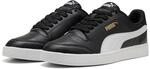 Sneaker PUMA "SHUFFLE", Herren, Gr. 41, puma schwarz, puma wei&szlig;, puma team gold,