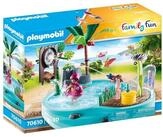 Playmobil&reg; Family Fun Spa&szlig;becken mit Wasserspritze Konstruktions-Spielset,