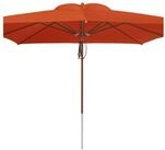 anndora-sonnenschirm Sonnenschirm 4x4 Meter quadratisch Winddach, LxB: 400,00x400,00