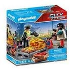 Playmobil&reg; Zollkontrolle mit Schwerlastpalette Konstruktions-Spielset,