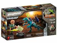 Playmobil® Konstruktionsspielsteine Dino Rise Uncle Rob: Aufrüstung zum Kampf