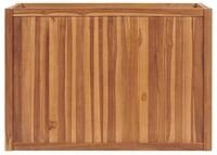 vidaXL Hochbeet, Kr&auml;uterhochbeet 100x50x70 cm Massivholz Teak