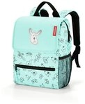 REISENTHEL&reg; Rucksack backpack kids cats and dogs mint, backpack kids