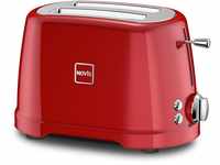 NOVIS Toaster T2 rot, 2 kurze Schlitze, 900 W