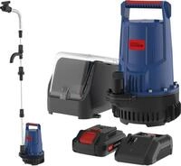G&uuml;de Regenfasspumpe RFP 18-201-23 (Komplett-Set, inkl. Akku & Ladeger&auml;t),