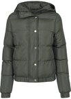 URBAN CLASSICS Winterjacke Urban Classics Damen Ladies Hooded Puffer Jacket...