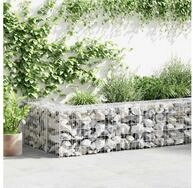 vidaXL Gartenzaun Gabionenkorb Stahl 100&times;50&times;50 cm, (1-St)