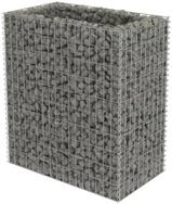 vidaXL Hochbeet Gabionen-Hochbeet Verzinkter Stahl 90&times;50&times;100 cm (1 St)