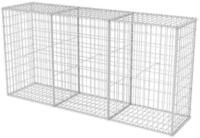 vidaXL Gartenzaun Gabionenkorb Stahl 200&times;50&times;100 cm, (1-St)