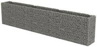 vidaXL Hochbeet, Gabionen-Hochbeet Verzinkter Stahl 450&times;50&times;100 cm