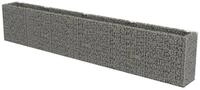 vidaXL Hochbeet, Gabionen-Hochbeet Verzinkter Stahl 540&times;50&times;100 cm